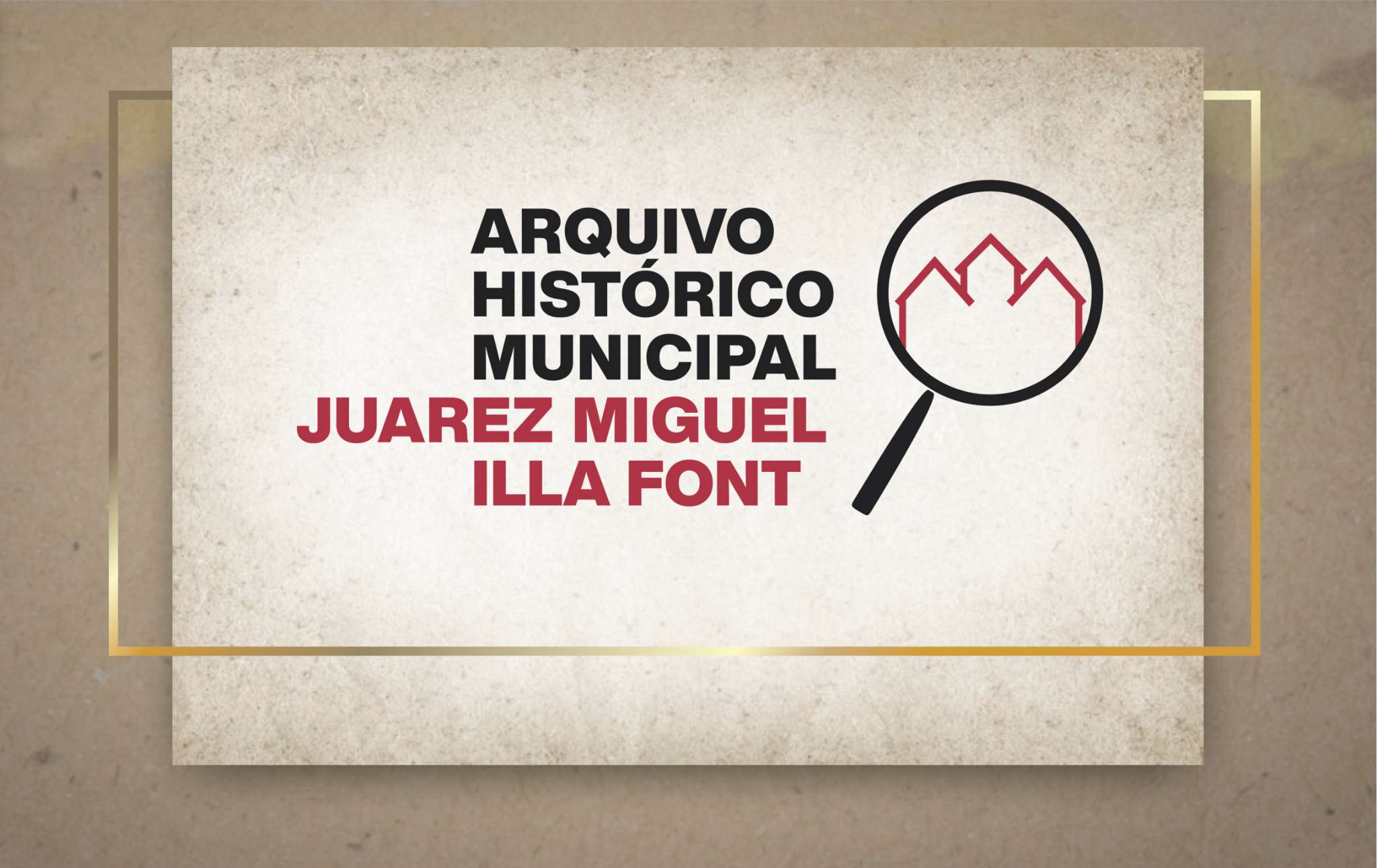  Conhe?a o novo logotipo do Arquivo Hist?rico Juarez Miguel Illa Font criado pelo estudante Pietro Zandavalli