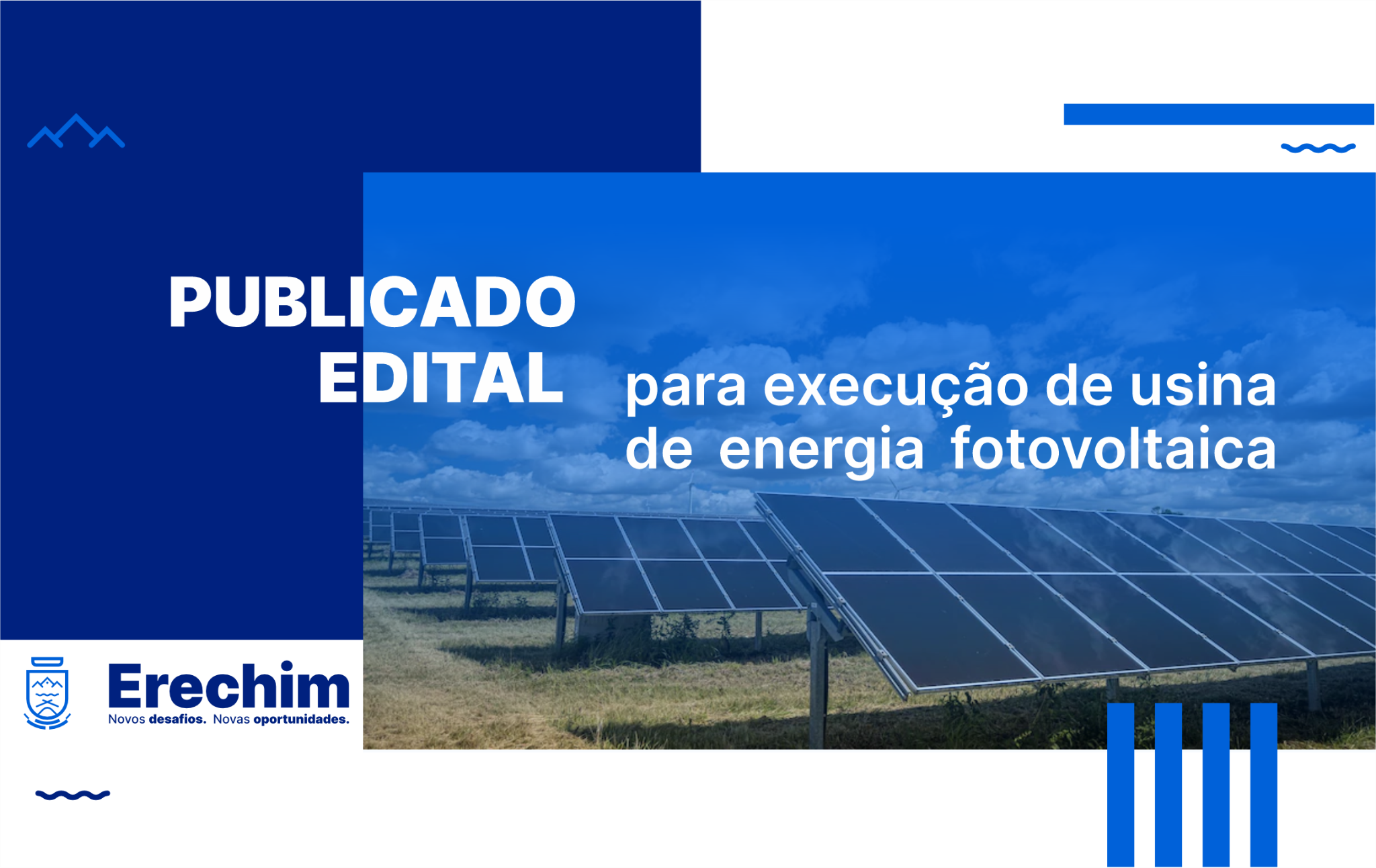  Publicado edital para execu??o de usina de energia fotovoltaica  