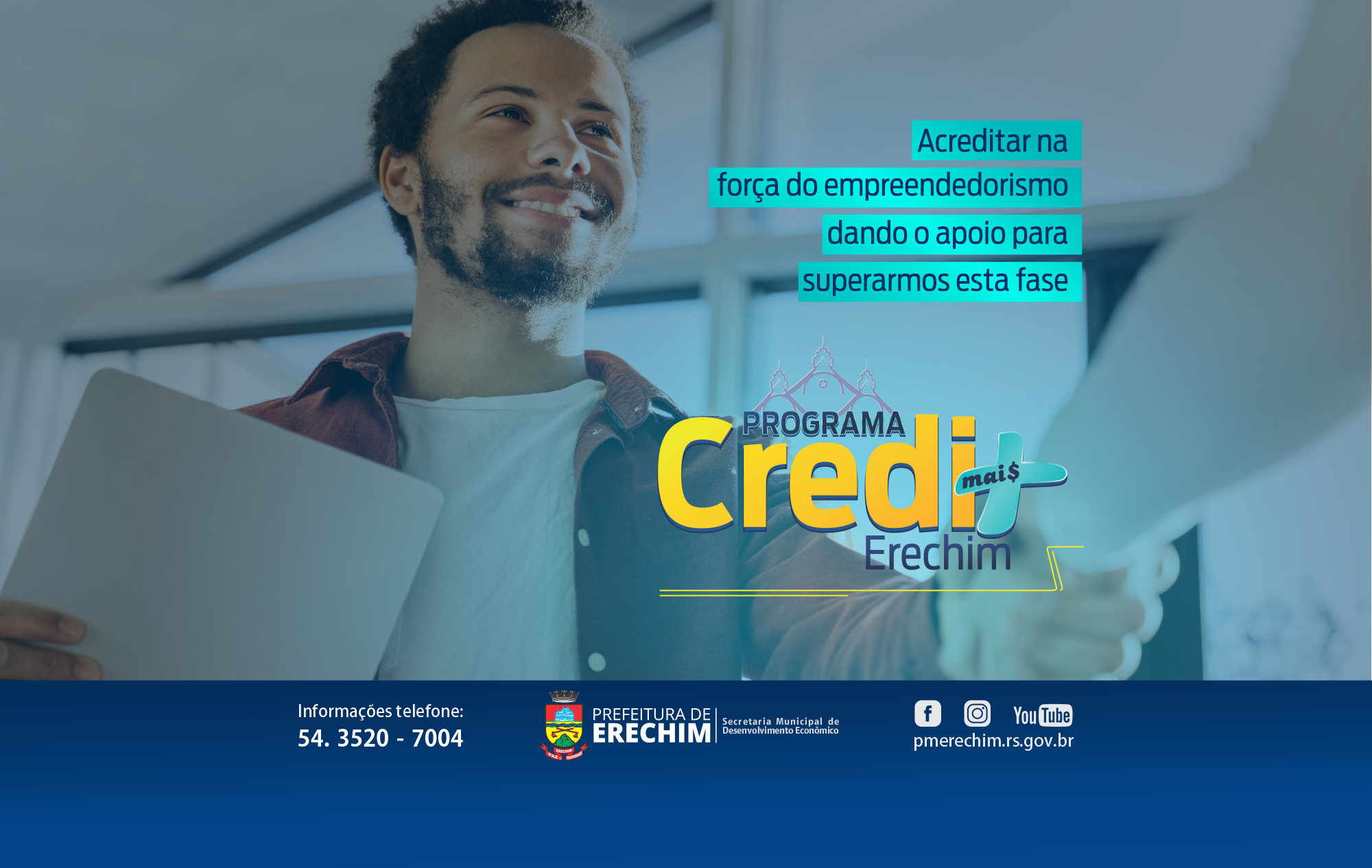  Projeto Credi+ voltado a empreendedores tem in?cio em Erechim