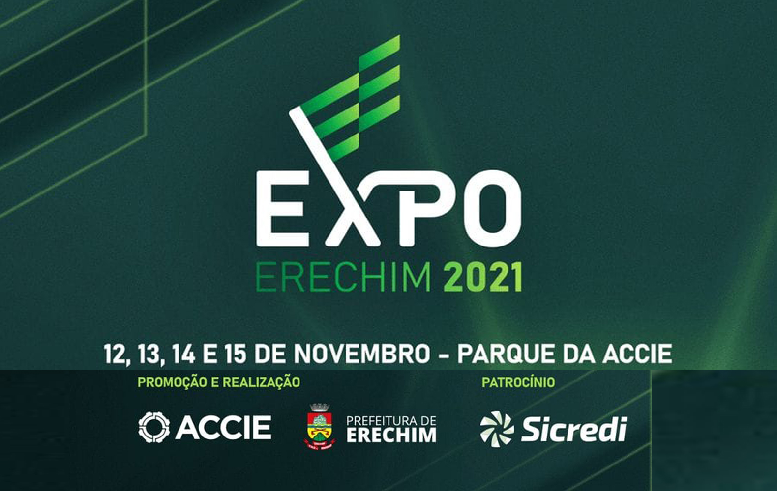  Expo Erechim 2021 ser? realizada de 12 a 15 de novembro