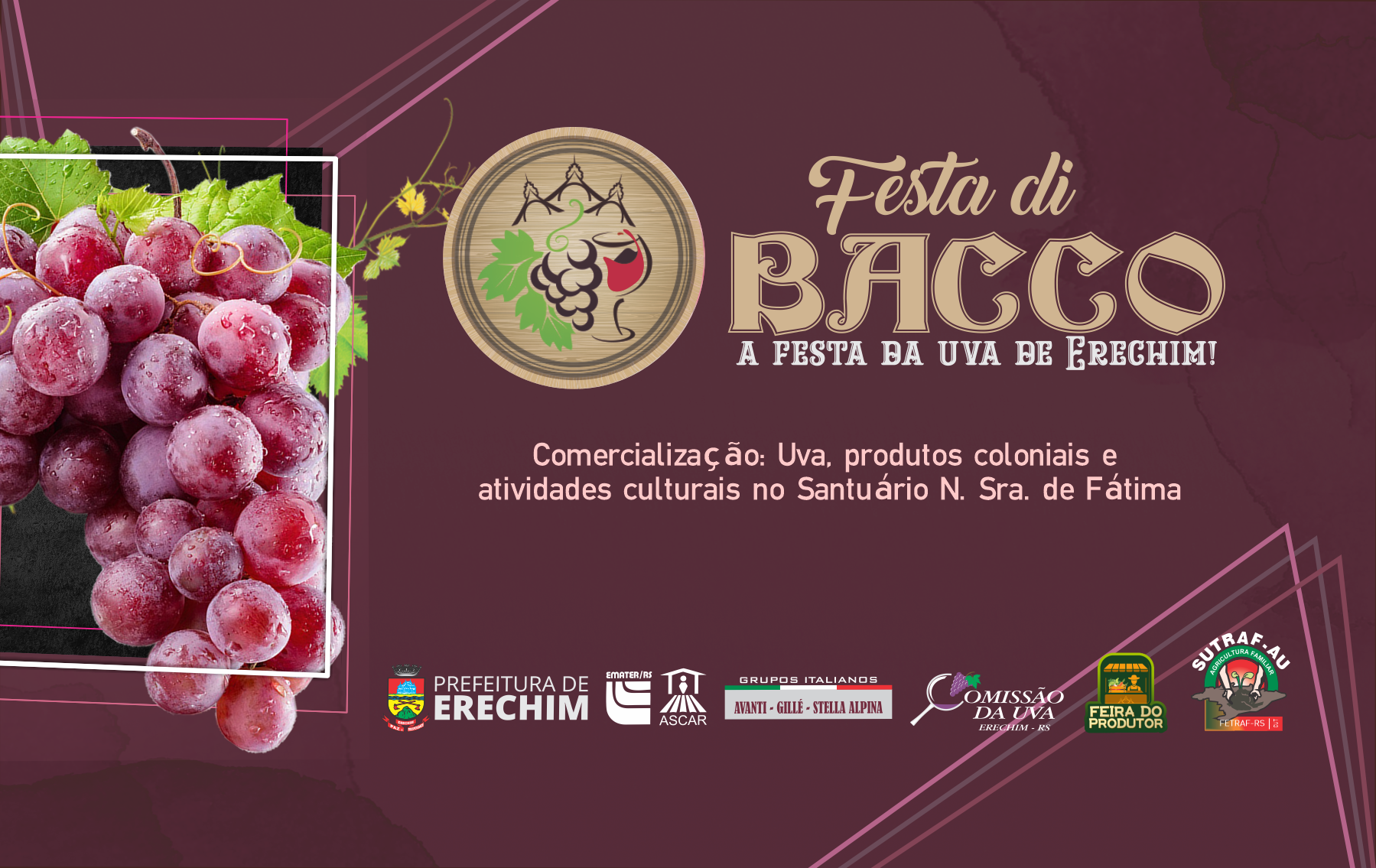  Festa Di Bacco 2022: a festa da uva de Erechim
