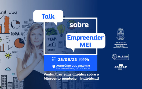 Participe do Talk sobre Empreender MEI