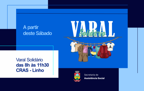 Prefeitura retoma Varal Solid?rio no pr?ximo s?bado