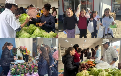 'Feira nas Escolas' leva produtos frescos e educa