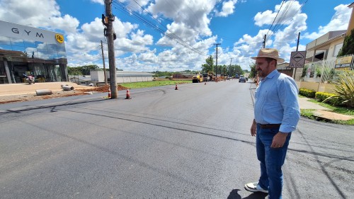 Obras de alargamento da Rua Dr. João Caruso vão melhorar o fluxo no local