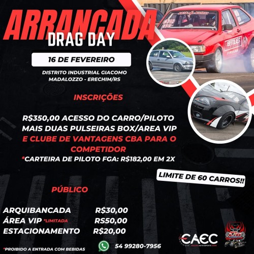 Card Arrancada Drag Day 2