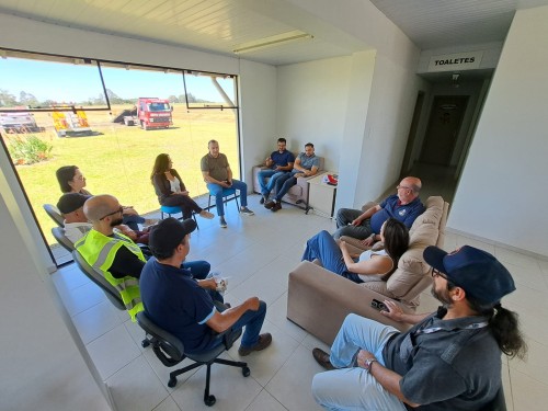 Novos projetos e visita técnica ao Distrito Industrial Giácomo Madalozzo no Bairro Industrial Davide Zorzi