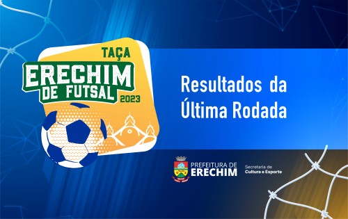 Resultados dos jogos das categorias de base da Ta?a Erechim de Futsal 2023
