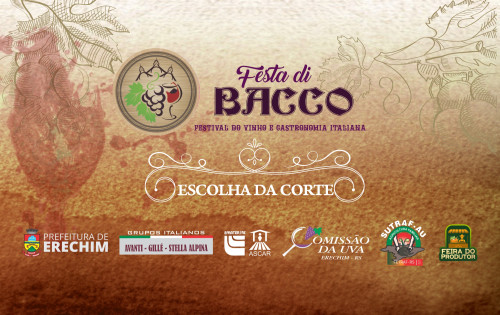 Escolha da Corte da Festa Di Bacco - Festival do Vinho e Gastronomia Italiana