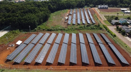 1? usina solar fotovoltaica de Erechim e a maior do norte ga?cho est? quase pronta