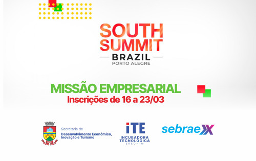 Inscri?es para Miss?o Empresarial ? South Summit Brazil em Porto Alegre